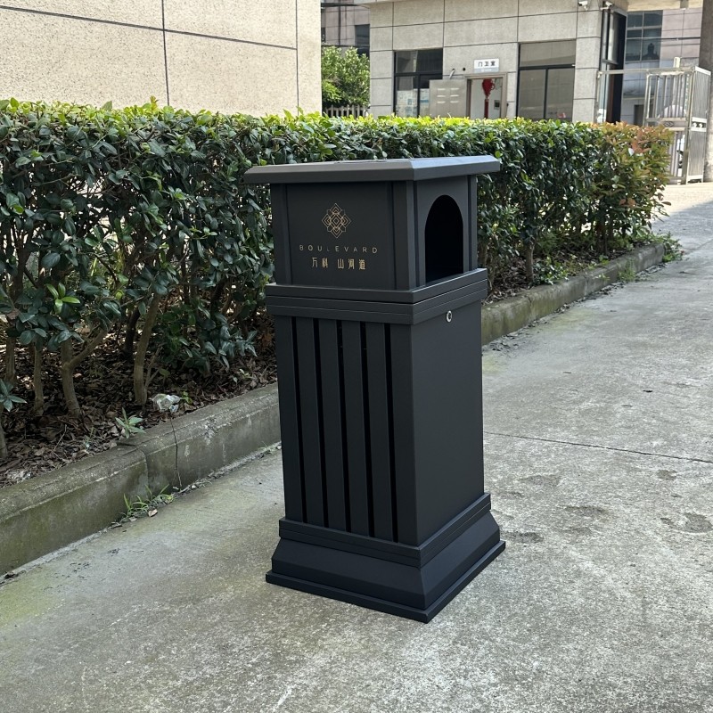 铸铝垃圾桶