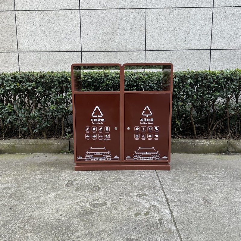 覆铝锌板垃圾桶