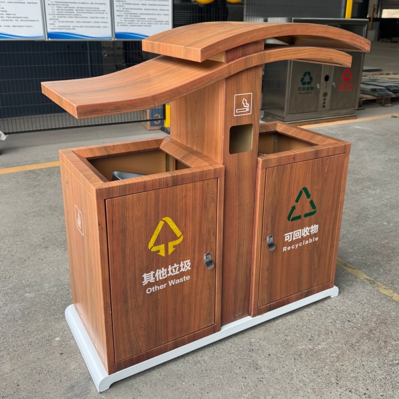 仿木垃圾桶